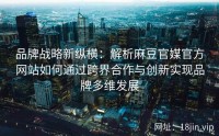 品牌战略新纵横：解析麻豆官媒官方网站如何通过跨界合作与创新实现品牌多维发展